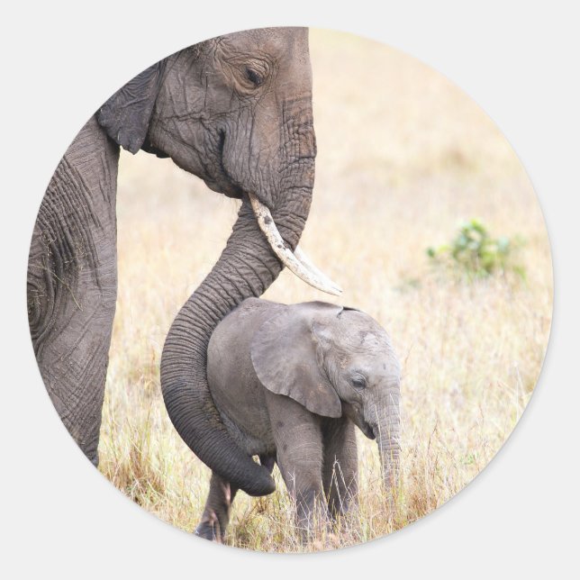 Adesivo Redondo Amor maternal (Frente)