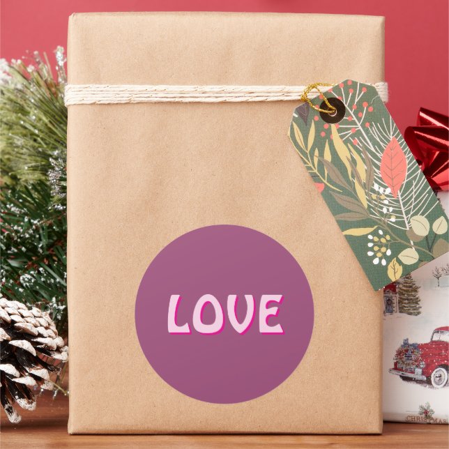 ADESIVO REDONDO AMOR NECKLACE PARA MULHERES PRESENTES, NAMORADA (Feriado)