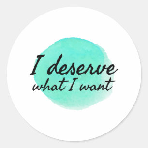 Adesivo Redondo amor próprio, ditados motivacionais para autoatend
