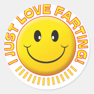 Adesivo Redondo Amor que Farting