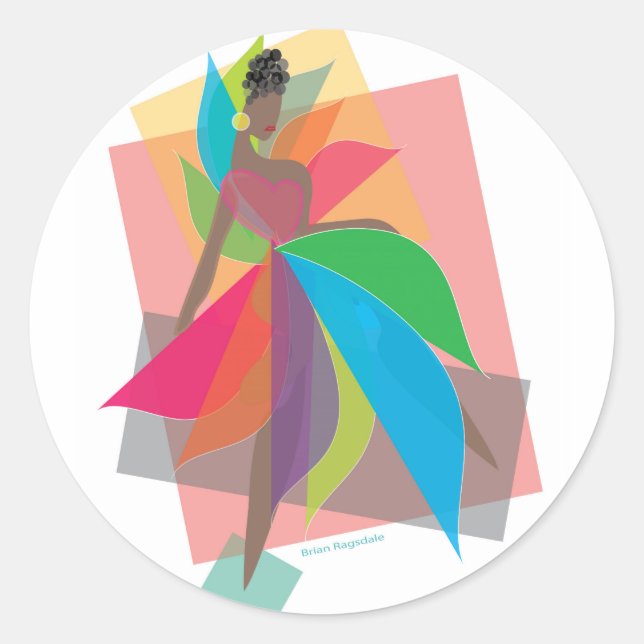 Adesivo Redondo Amor Revolucionário (Frente)