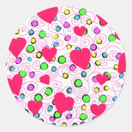 Adesivo Redondo Amore