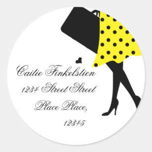 Adesivo Redondo Amores a viajar