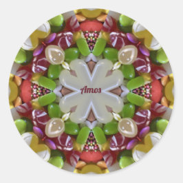 ADESIVO REDONDO AMOS ~ PÁSCOA CANDY ~