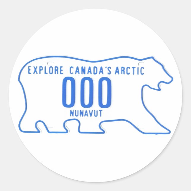 Adesivo Redondo Amostra de NU (Frente)