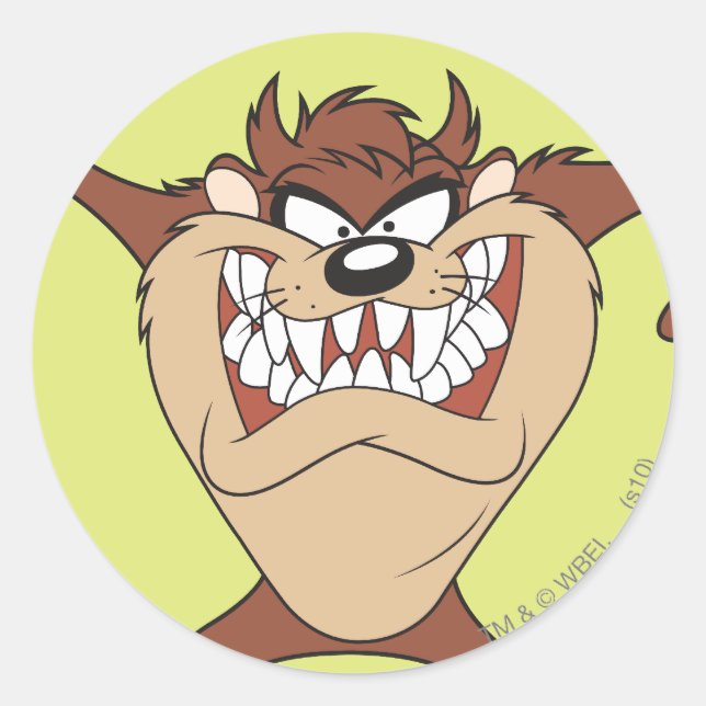 Adesivo Redondo Ampla TAZ™ Braços (Frente)