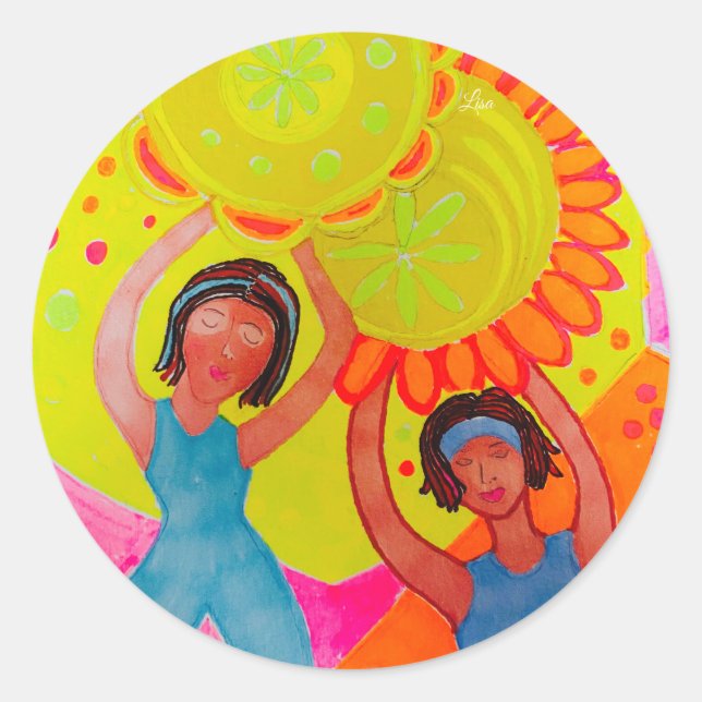 Adesivo Redondo Amplificar (Frente)