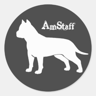 Adesivo Redondo AmStaff