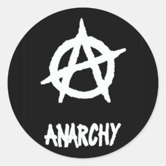 Adesivo Redondo Anarchy Sticker2