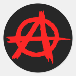 Adesivo Redondo Anarquia