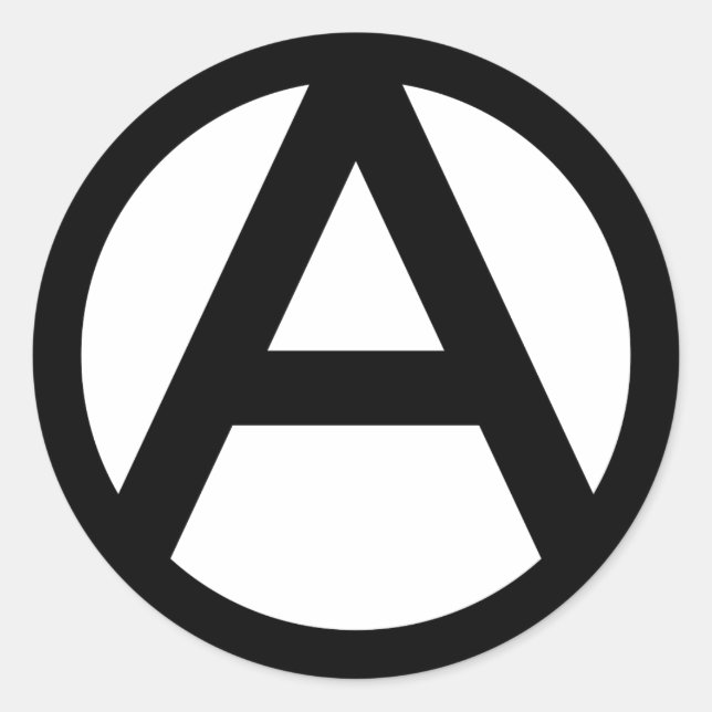 Adesivo Redondo Anarquia (Frente)