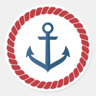 Adesivo Redondo Anchor