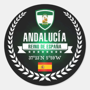 Adesivo Redondo Andalucía