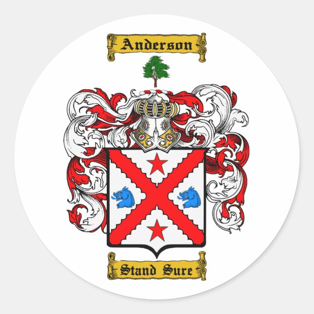 Adesivo Redondo Anderson (irlandês) (Frente)
