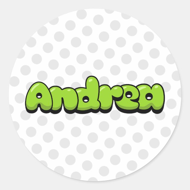 Adesivo Redondo Andrea (Frente)
