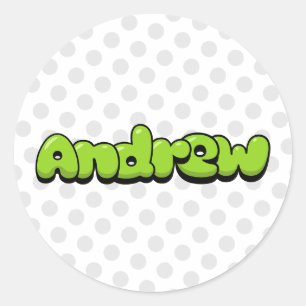 Adesivo Redondo Andrew