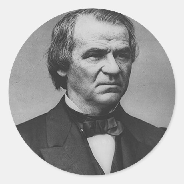 Adesivo Redondo Andrew Johnson 17 (Frente)