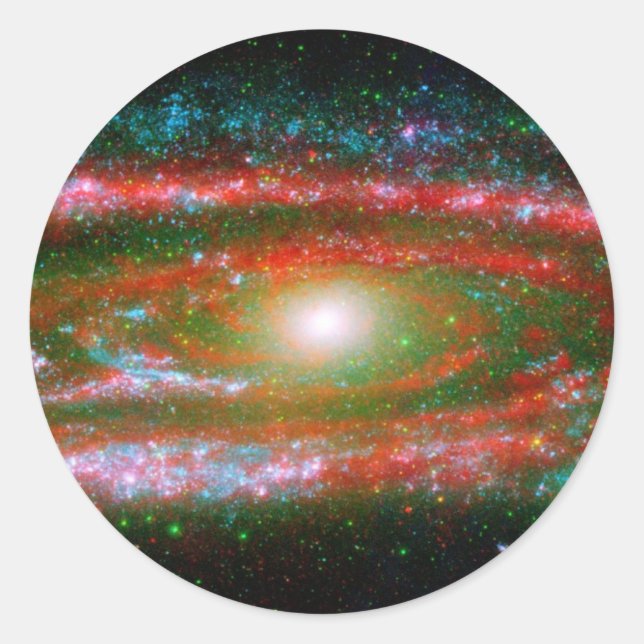 Adesivo Redondo Andromeda Galaxy (Frente)