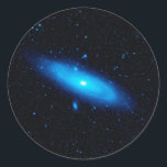 Adesivo Redondo Andromeda galaxy space science universo astronômic<br><div class="desc">Andromeda galaxy space science astronomia universo estrelas telescópio cosmos nasa</div>