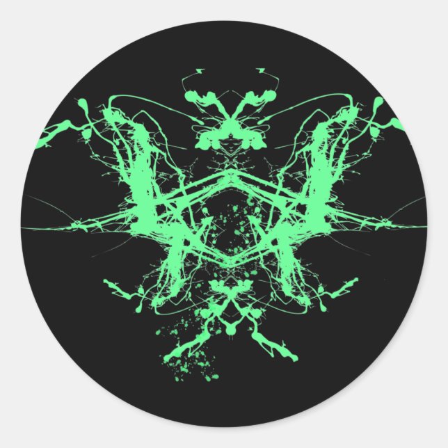 Adesivo Redondo Andy Howell Stickers (Frente)