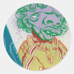 Adesivo Redondo Andy Howell Stickers