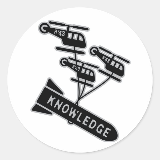 Adesivo Redondo Andy Howell Stickers (Frente)