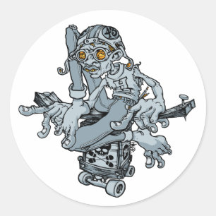 Adesivo Redondo Andy Howell Stickers