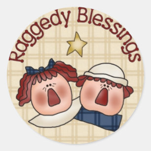 Adesivo Redondo Andy Primitive Country Sticker