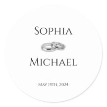 Anéis de Casamento Branco e Negro-