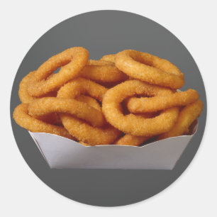 Adesivo Redondo Anéis de cebola