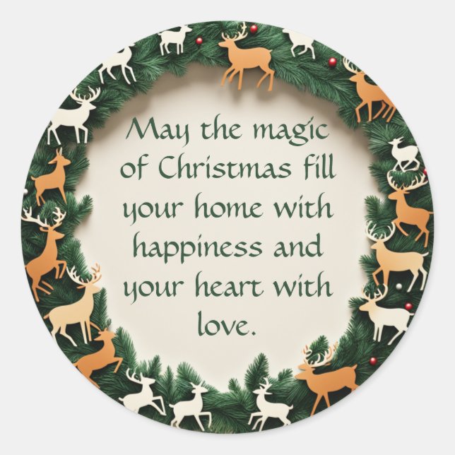 Adesivo Redondo Anel de Renas (Frente)