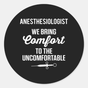 Adesivo Redondo Anestesia Anestesiologista Enfermeira Anestesiolog
