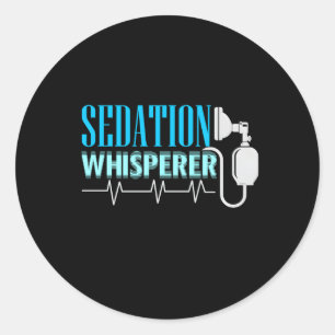 Adesivo Redondo Anestesiologis Sedation Whisperer
