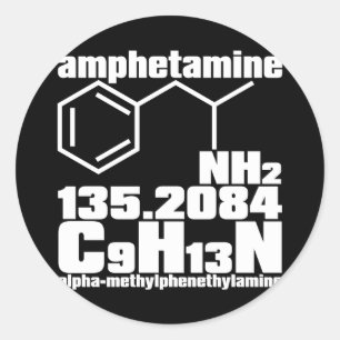 Adesivo Redondo anfetamina