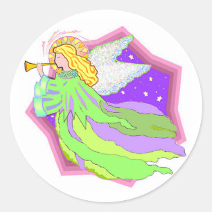 Adesivo Redondo Angel