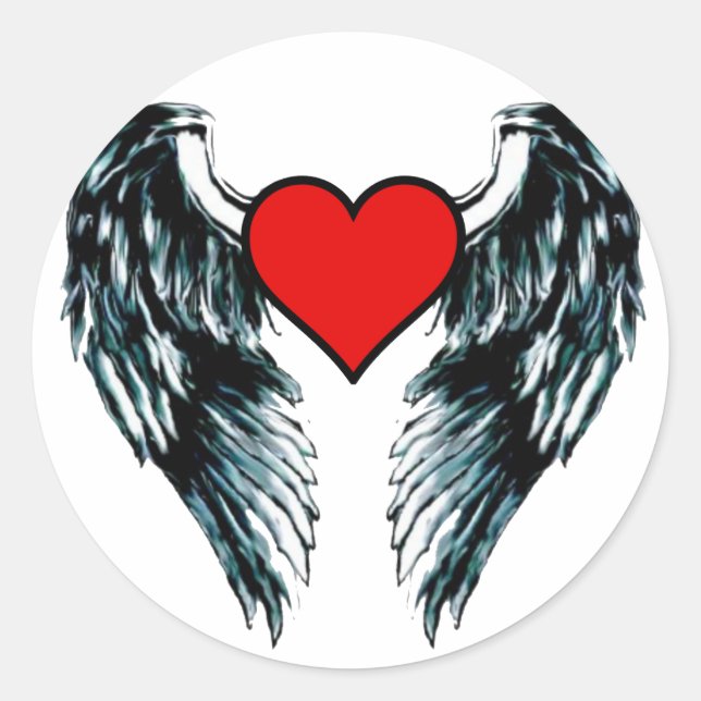 Adesivo Redondo Angel (Frente)