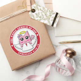 Adesivo Redondo Angel Ga Ga Round Stickers