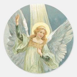 Adesivo Redondo Angel Natal