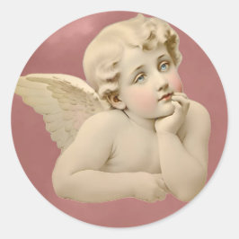 Adesivo Redondo Angel Round Stickers