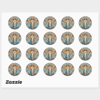 Adesivo Redondo Angel - Sticker