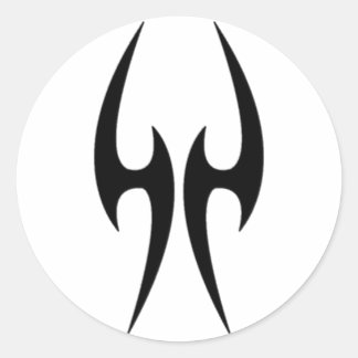 Adesivo Redondo Angel Wing