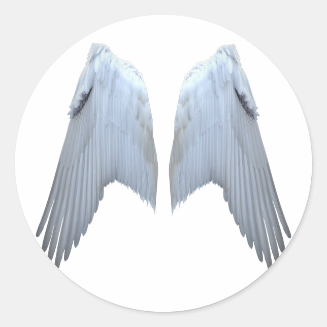 Adesivo Redondo Angel Wings (Frente)