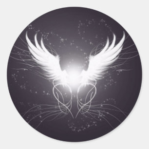 Adesivo Redondo Angel Wings! - Designer Sticker