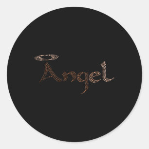 Adesivo Redondo Angel Women Black History Month Color Men Africano