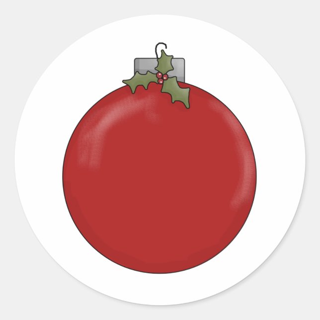 Adesivo Redondo Angels de Natal - Bauble (Frente)