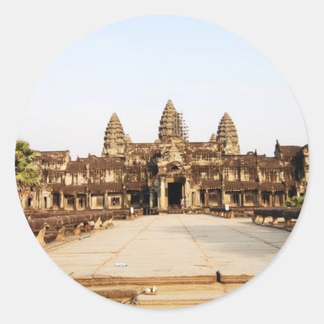 Adesivo Redondo Angor Wat (Frente)