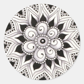 Adesivo Redondo Ângulo três do círculo