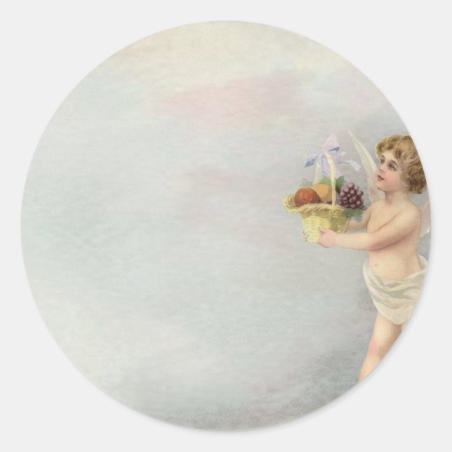 Adesivo Redondo Ângulos (Frente)