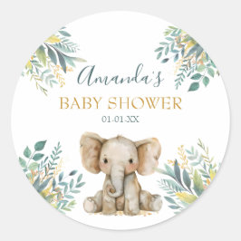 Adesivo Redondo Animais Selvagens Selvagens Selvagens Cutes