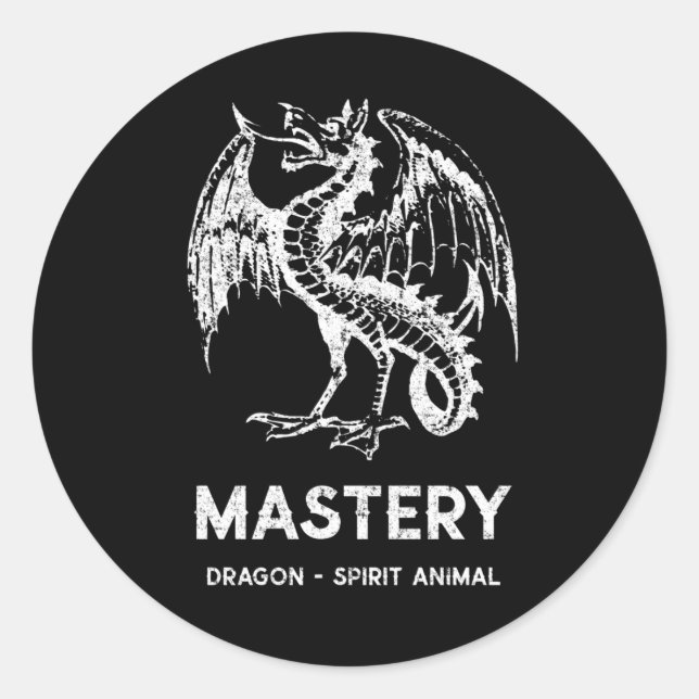 Adesivo Redondo Animal de bebida branca (Frente)